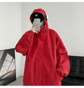 Threebooy Harajuku Korean Popular Clothes for Men Outerwear Original Clothing Men Spring Jackets Man Hoodie Men's Coats Models 2024 Style